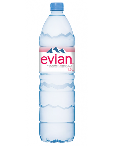Evian 6 bouteilles de 1,5 litre