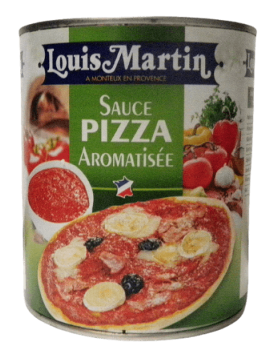 Sauce aromatisée pour pizzas boîte 4/4