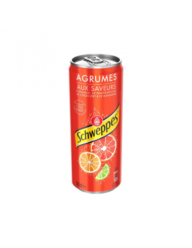 Schweppes agrumes 24 canettes de 33 cl