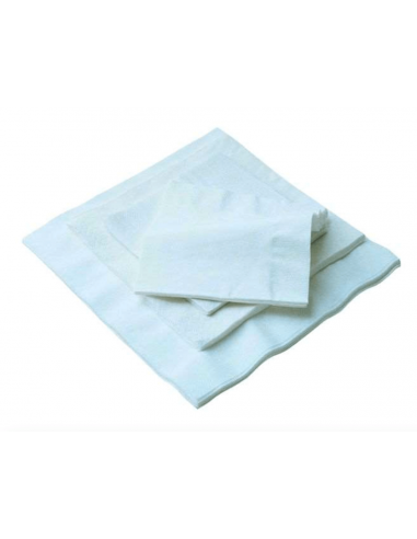 Serviette blanche 30 x 30 cm 2 plis...