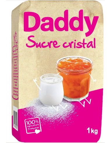 Sucre cristal Daddy sachet x 1 kg       