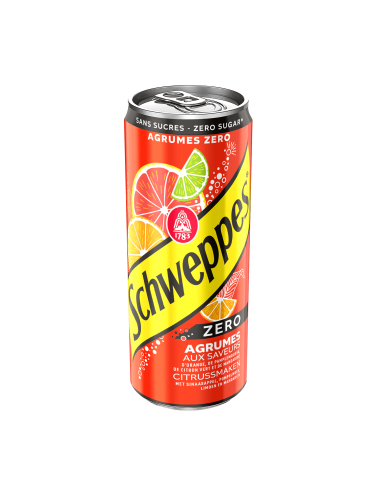 Schweppes 33 cl Agrumes 0%              