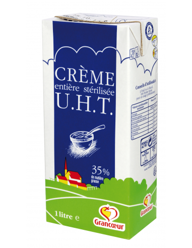 Crème liquide UHT 35% MG Grancoeur 1...
