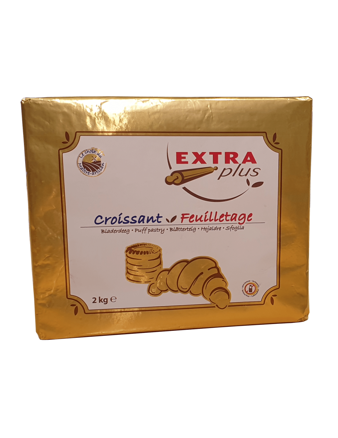 Beurre concentré millefeuille croissant plaque de 2 kg - Transgourmet