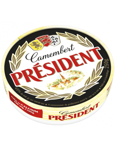 Camembert pasteurisé 45% MG Président...