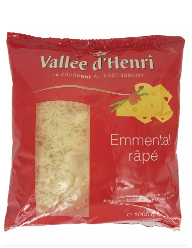 Emmental râpé Vallée d'Henri 1 kg