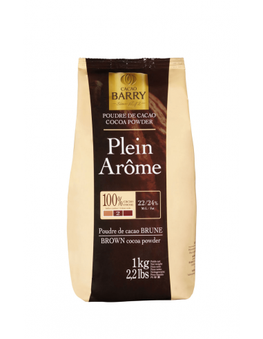 Cacao poudre plein arôme Barry 1 kg