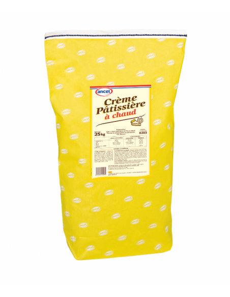 Préparation en poudre pour crème pâtissière à chaud par 25 kg - ANCEL