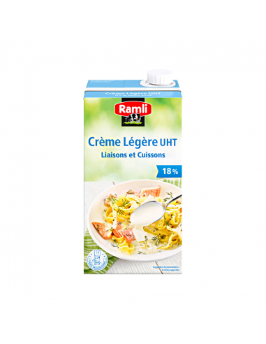 Crème légère UHT 18% MG  Ramli 1 litre