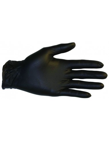 Gants Nitrile NOIRS Taille S (6-7) x 100