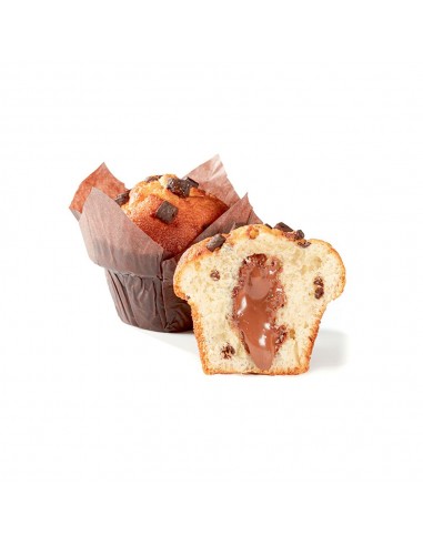DLF Muffin nature fourre choco noisettes